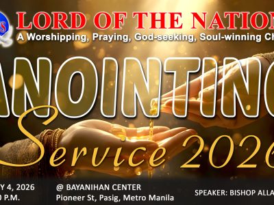 anointing 2026